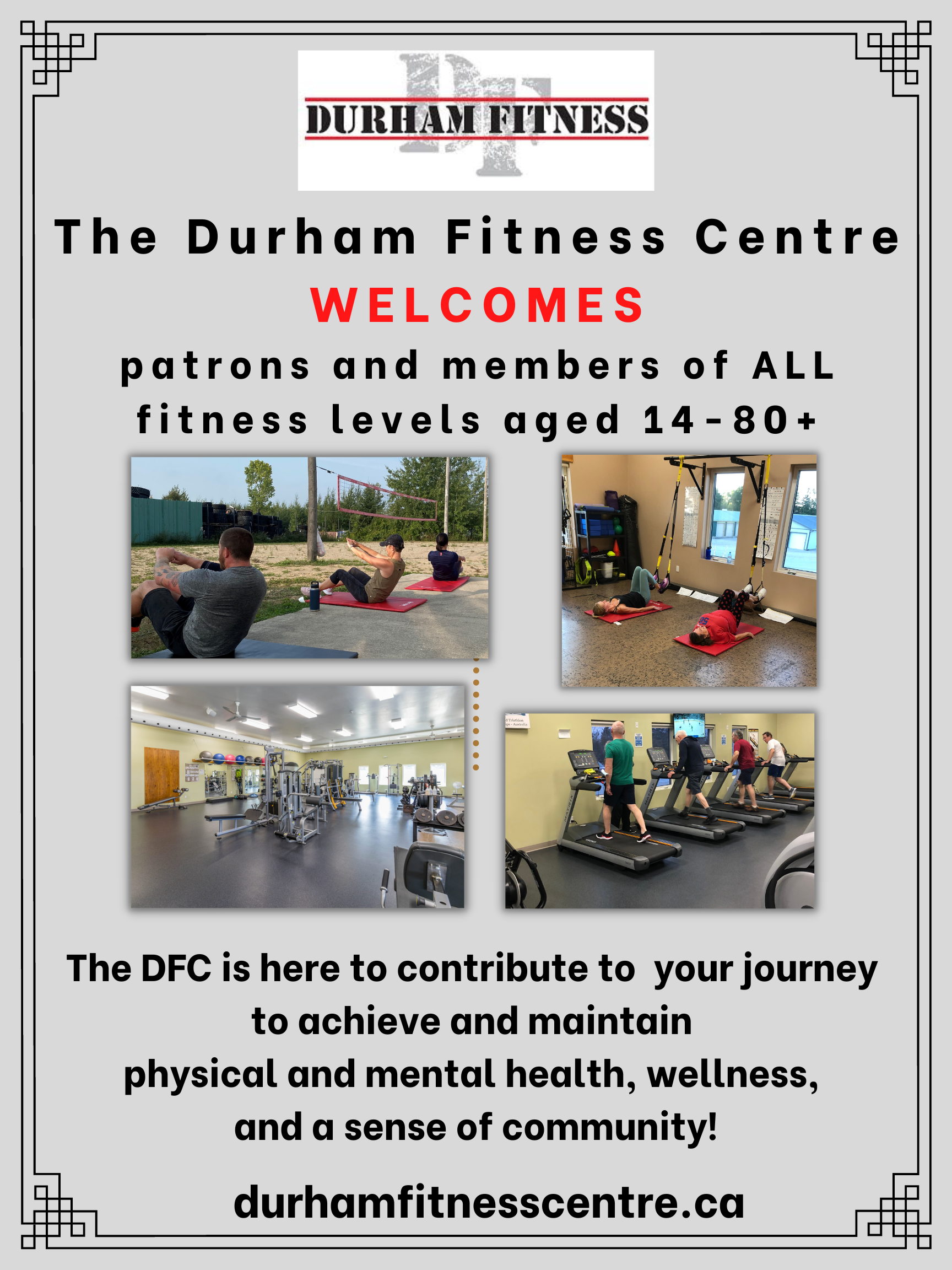 Durham Fitness Centre Poster 