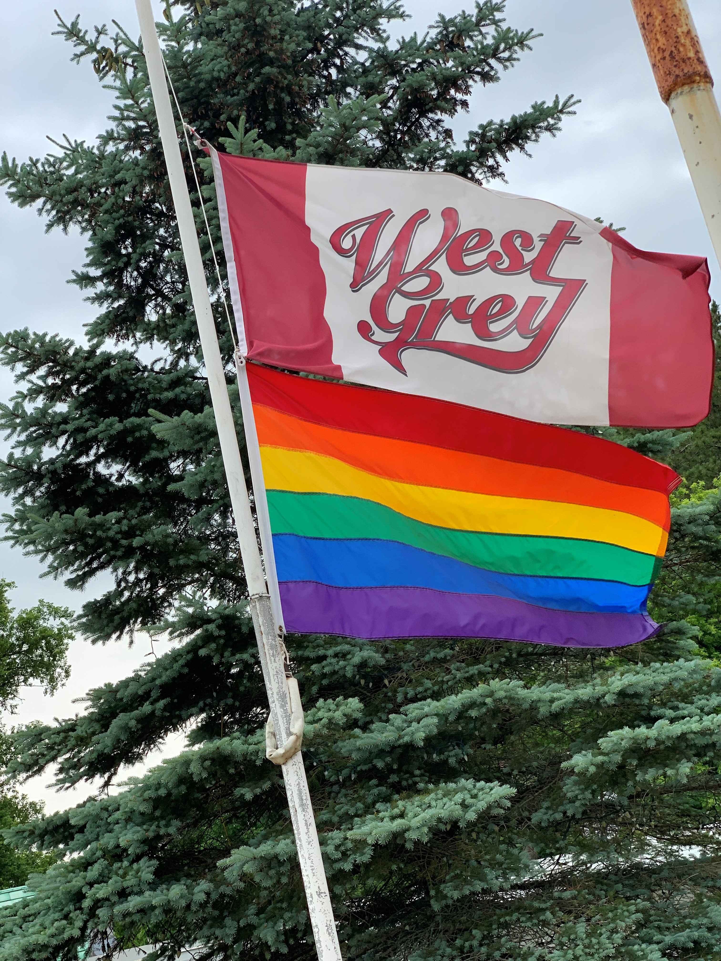West Grey flags lowered to half-mast