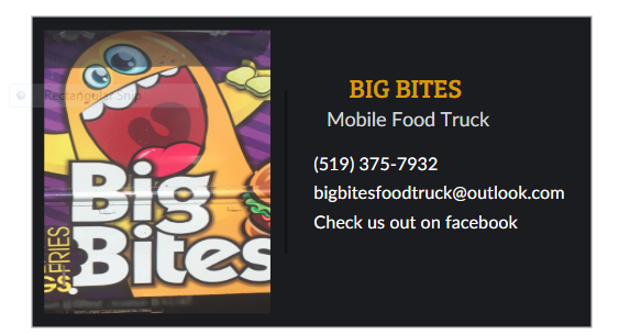 Big Bites food truck Logo