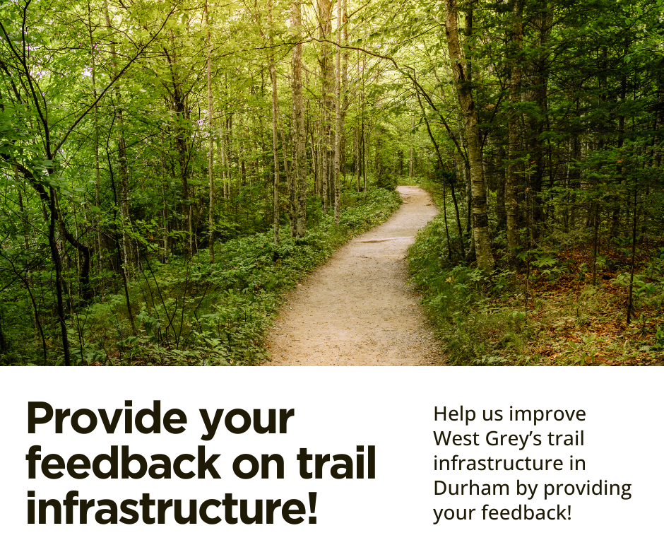 Trails infrastructure feedback